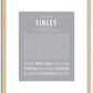 Finley (male) | Name Art Print