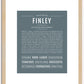 Finley (male) | Name Art Print