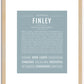 Finley (male) | Name Art Print