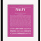 Frame Options | Dark Pink | Black Frame, Matted