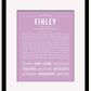 Frame Options | Lilac | Black Frame, Matted