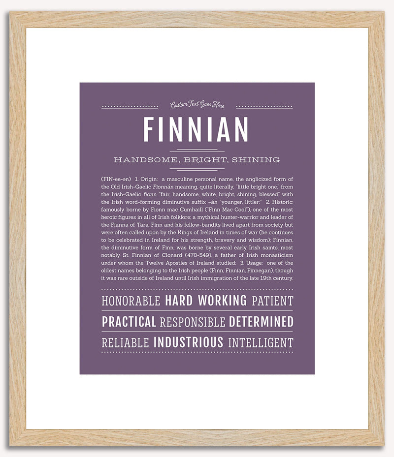 Finnian | Name Art Print