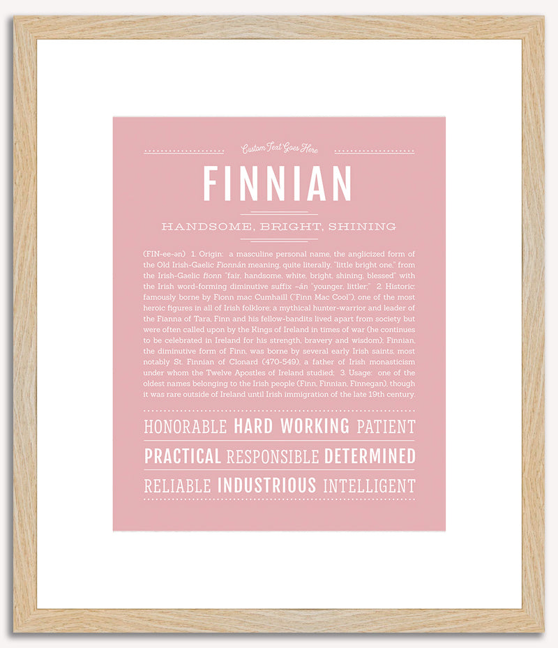 Finnian | Name Art Print