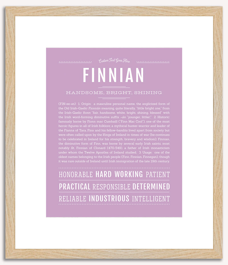 Finnian | Name Art Print