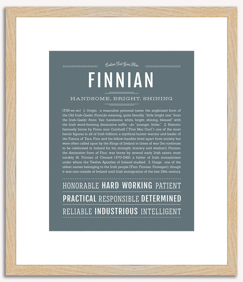 Finnian | Name Art Print