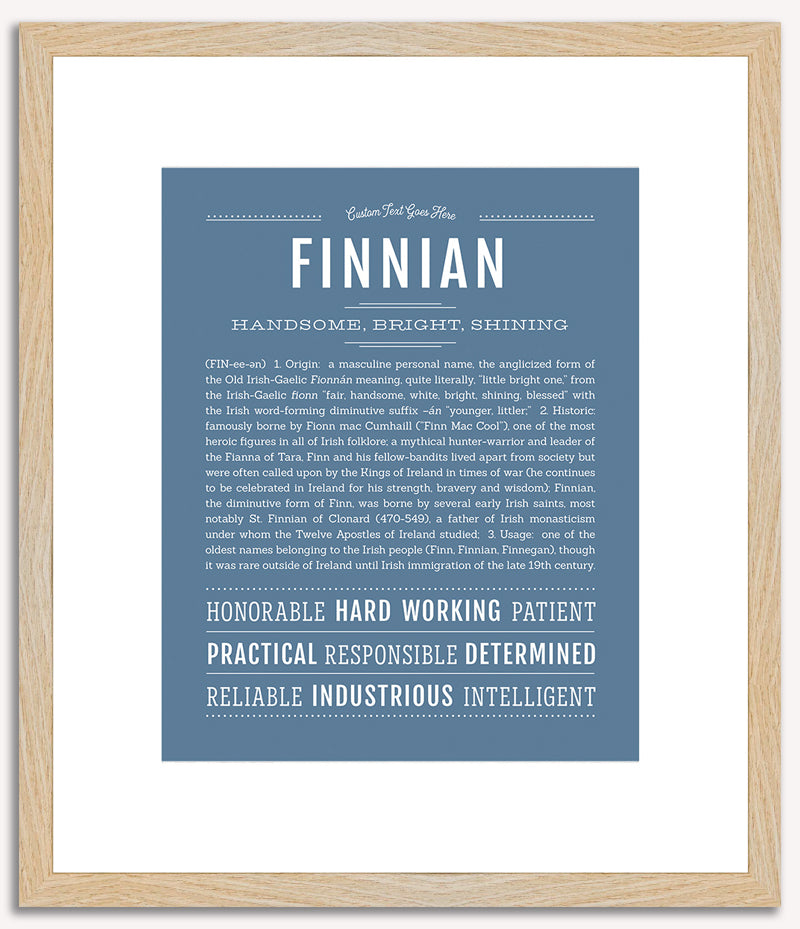 Finnian | Name Art Print