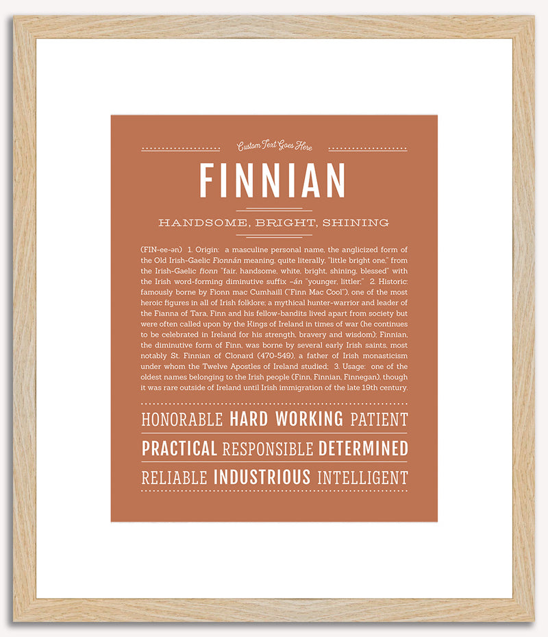 Finnian | Name Art Print