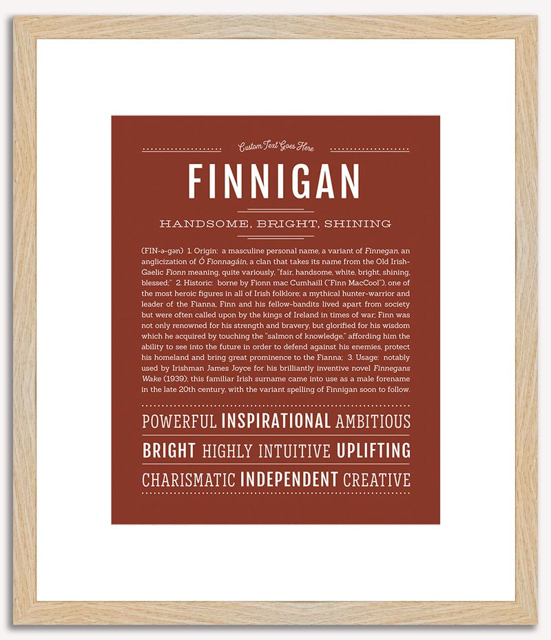 Finnigan | Name Art Print