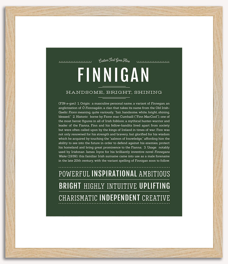 Finnigan | Name Art Print