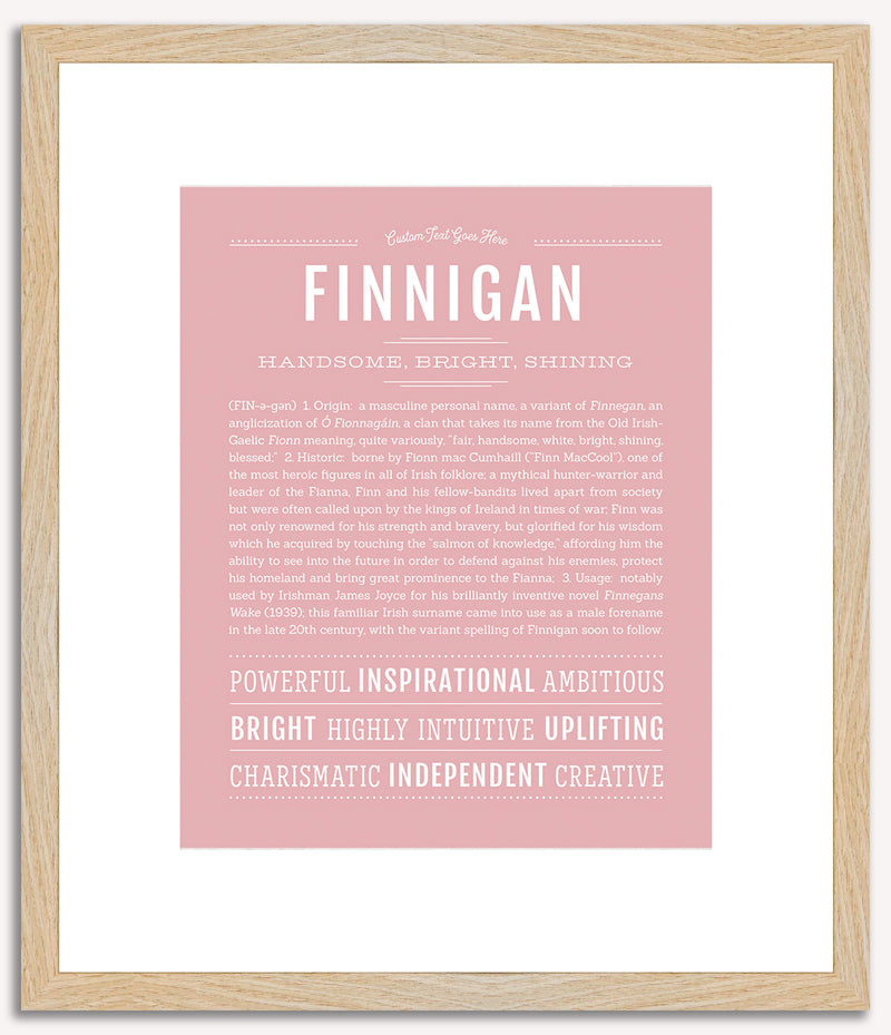 Finnigan | Name Art Print