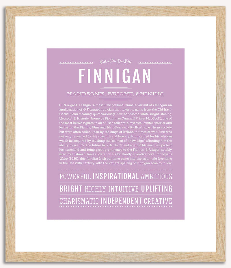 Finnigan | Name Art Print