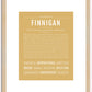 Finnigan | Name Art Print