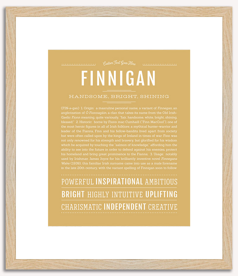 Finnigan | Name Art Print