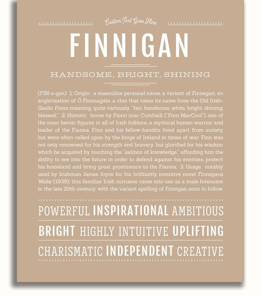 Frame Options | Tan | No Frame