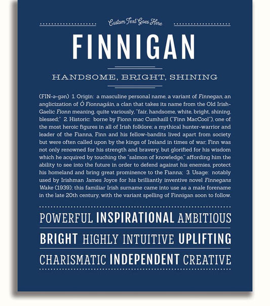 Frame Options | Midnight Blue | No Frame