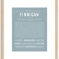 Finnigan | Name Art Print