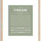 Finnigan | Name Art Print