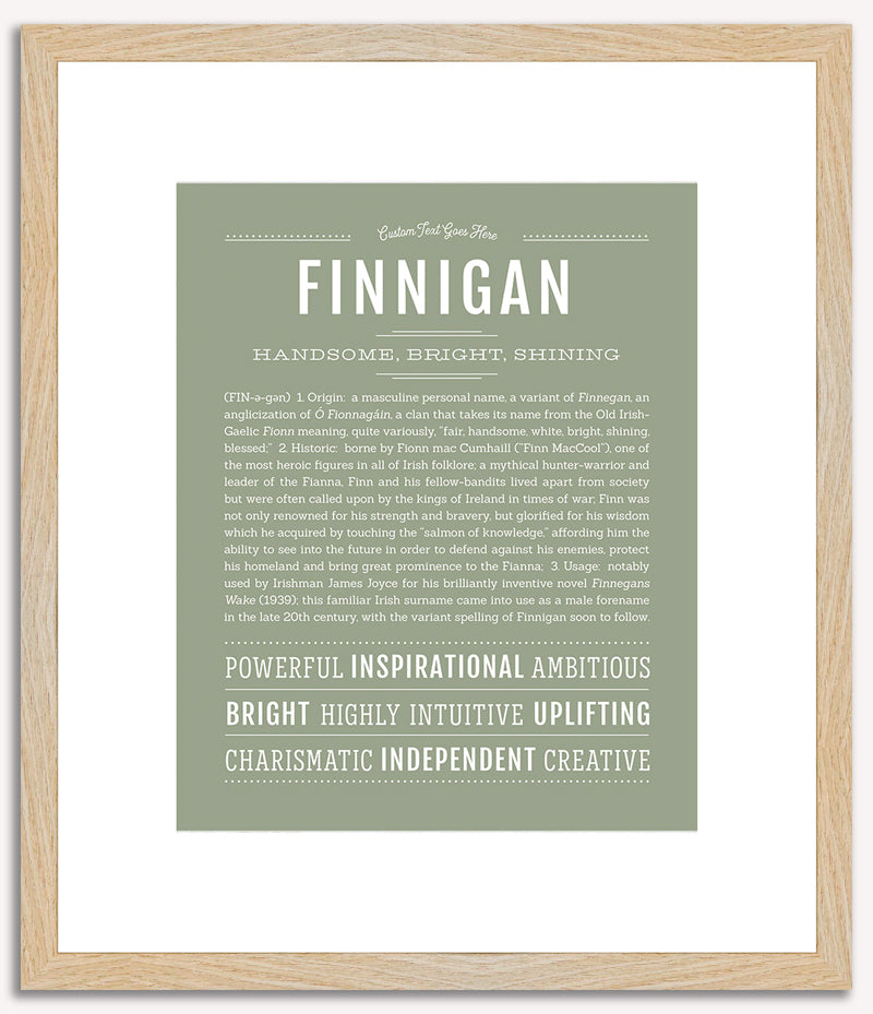 Finnigan | Name Art Print