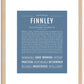 Finnley (male) | Name Art Print