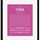 Frame Options | Dark Pink | Black Frame, Matted