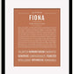 Frame Options | Terra Cotta | Black Frame, Matted