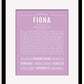 Frame Options | Lilac | Black Frame, Matted