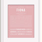 Frame Options | Dusty Rose | White Frame, Matted