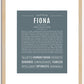 Fiona | Name Art Print