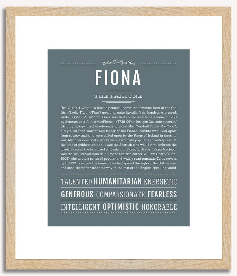 Fiona | Name Art Print