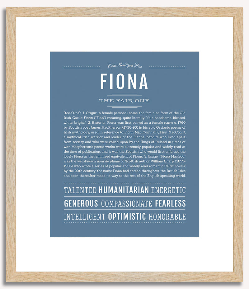 Fiona | Name Art Print