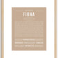 Fiona | Name Art Print