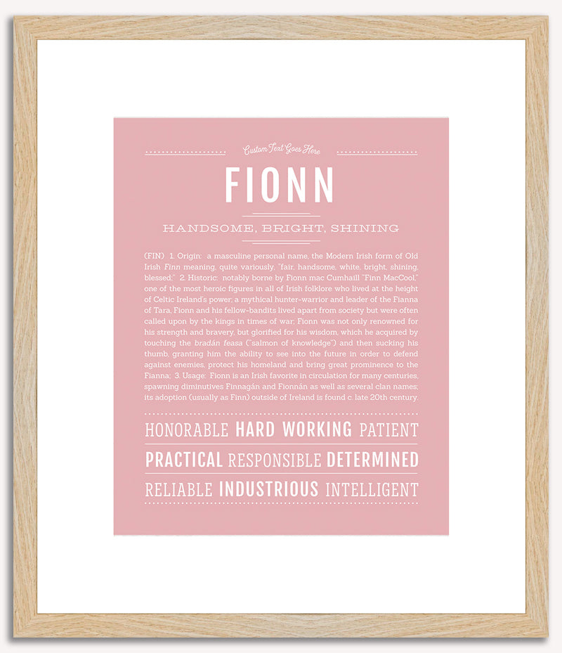 Fionn | Name Art Print