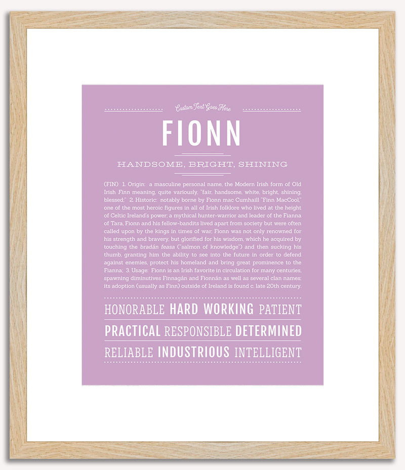 Fionn | Name Art Print