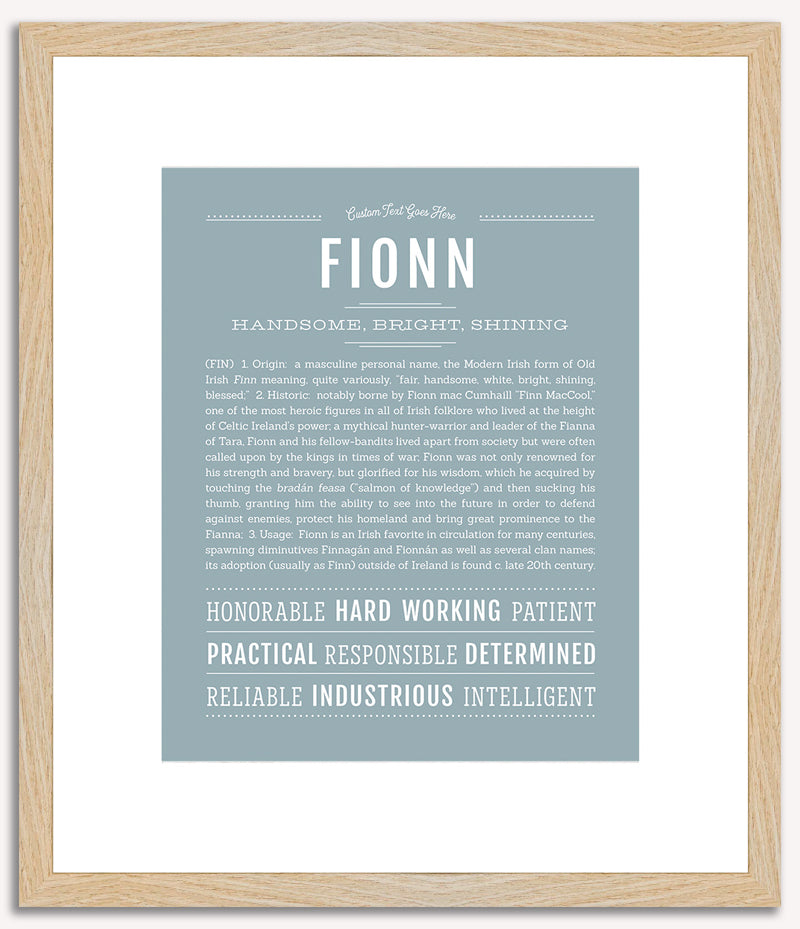 Fionn | Name Art Print