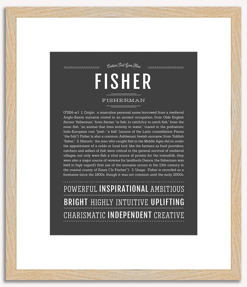 Fisher | Name Art Print