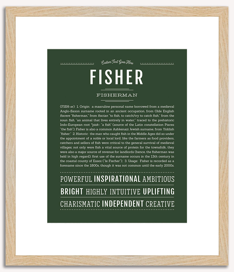 Fisher | Name Art Print