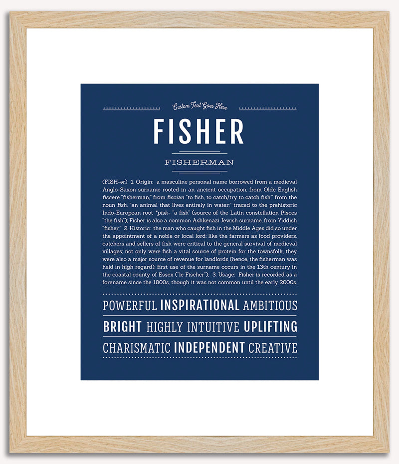 Fisher | Name Art Print