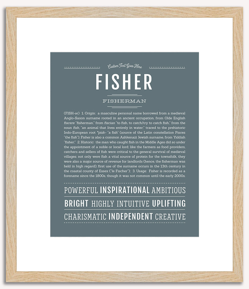 Fisher | Name Art Print