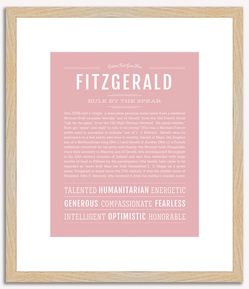 Fitzgerald | Name Art Print