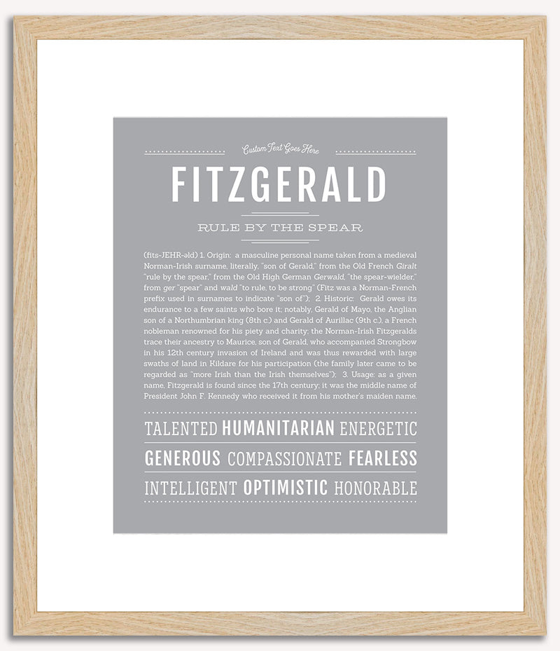 Fitzgerald | Name Art Print