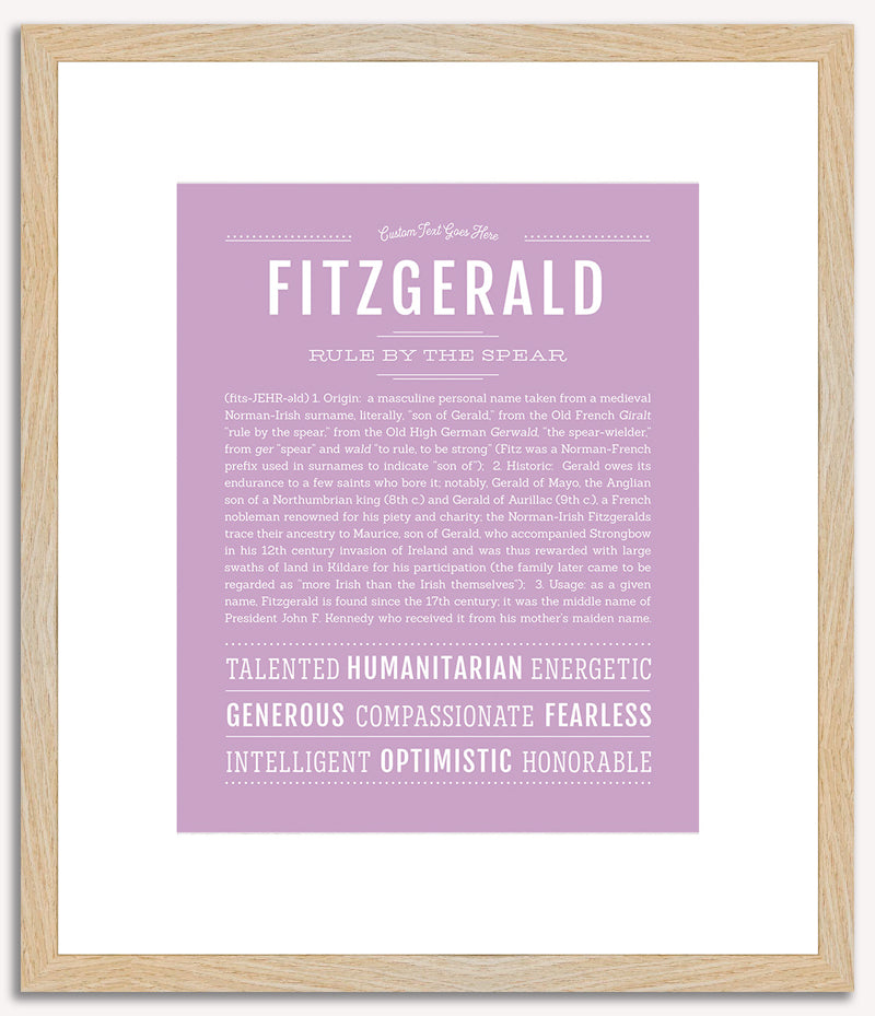 Fitzgerald | Name Art Print