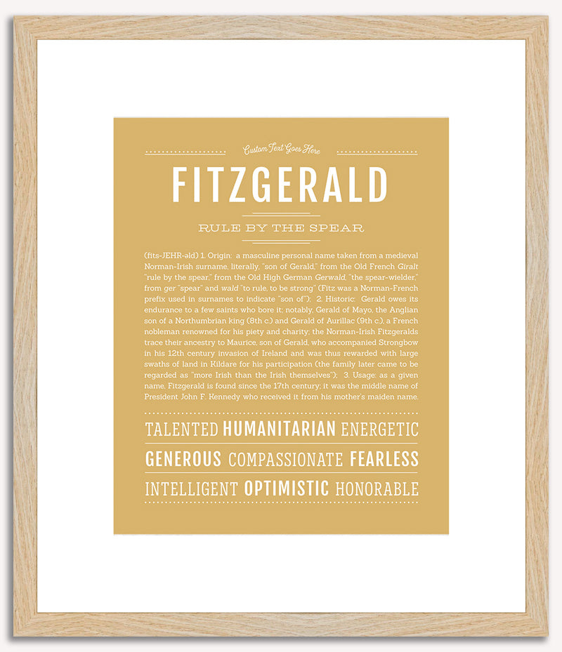 Fitzgerald | Name Art Print