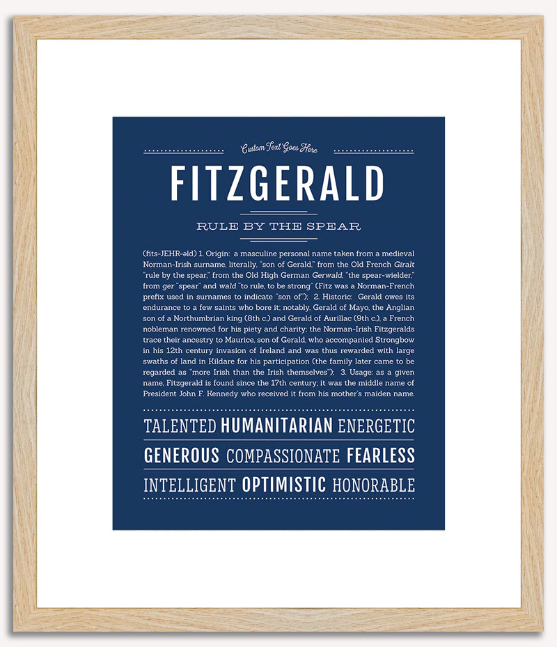 Fitzgerald | Name Art Print