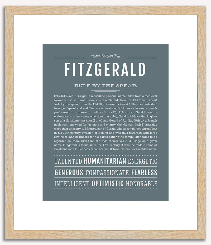 Fitzgerald | Name Art Print