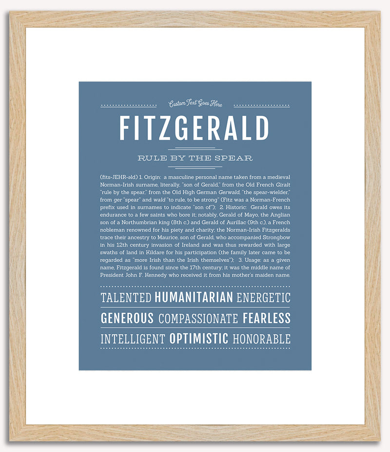 Fitzgerald | Name Art Print