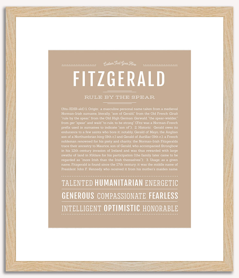 Fitzgerald | Name Art Print