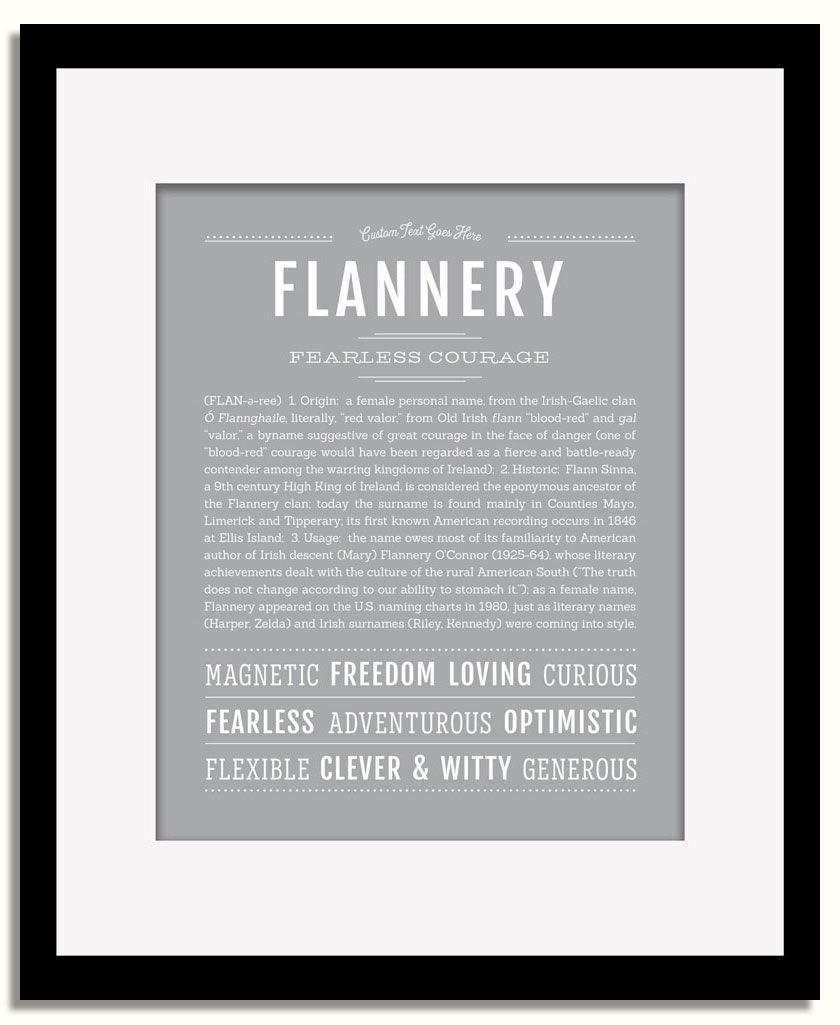 Frame Options | Sage | Black Frame, Matted