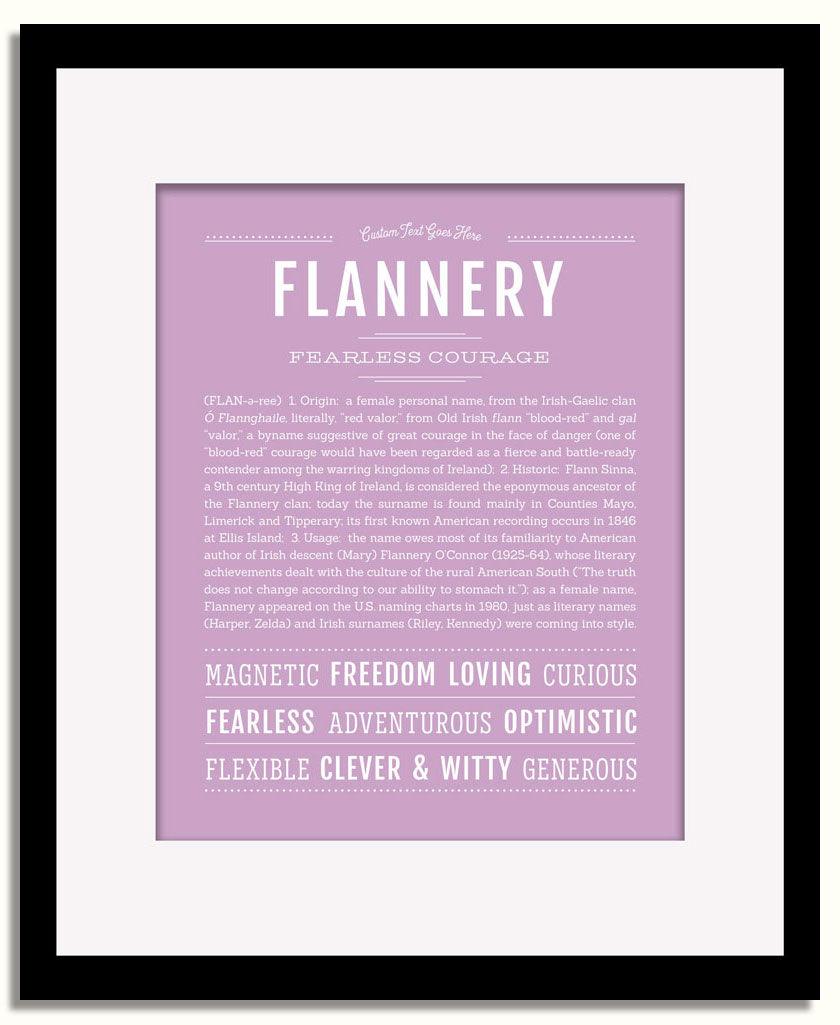 Frame Options | Lilac | Black Frame, Matted