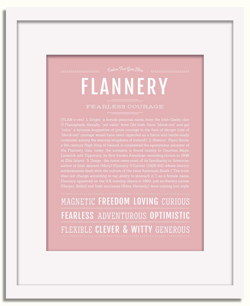 Frame Options | Dusty Rose | White Frame, Matted