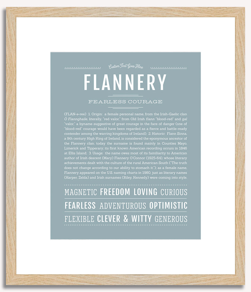 Flannery | Name Art Print